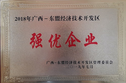 2018廣西-東盟經(jīng)濟技術開發(fā)區(qū)強優(yōu)企業(yè)